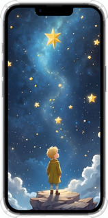 Силикон с усиленными углами чехол Маленький принц для Apple iPhone SE 4 - 6326sp-3652 изображение 