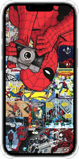 Силикон с усиленными углами чехол Человек паук 2 для Apple iPhone SE 4 - 6333sp-3652 изображение 