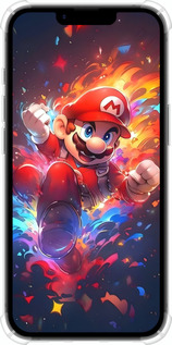 Силикон с усиленными углами чехол Супер Марио для Apple iPhone SE 4 - 6342sp-3652 изображение 