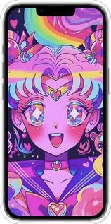 Силикон с усиленными углами чехол Сейлор Мун 3 для Apple iPhone 16e - 6352sp-3971 изображение 