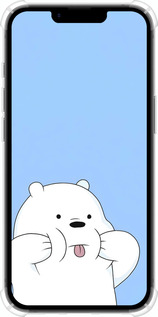 Силикон с усиленными углами чехол Милый мишка для Apple iPhone 16e - 6357sp-3971 изображение 