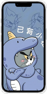 Силикон с усиленными углами чехол Том и джерри 1 для Apple iPhone SE 4 - 6358sp-3652 изображение 