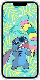 Силикон с усиленными углами чехол Стич для Apple iPhone SE 4 - 6361sp-3652 изображение 