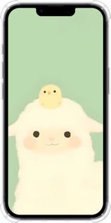 Силикон с усиленными углами чехол Барашек и ципленок для Apple iPhone 16e - 6369sp-3971 изображение 