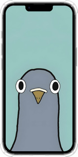 Силикон с усиленными углами чехол Голубь для Apple iPhone 16e - 6388sp-3971 изображение 