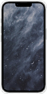 Силикон с усиленными углами чехол Голубые облака, Голубая луна для Apple iPhone SE 4 - 6398sp-3652 изображение 