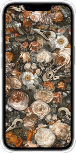 Силіконовий протиударний с посиленими кутами чехол У стилі бароко-похмурий для Apple iPhone SE 4 - 6404sp-3652 изображение 