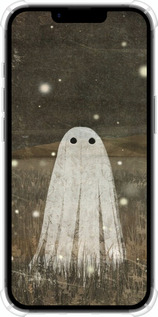 Силикон с усиленными углами чехол Привидение и светлячки для Apple iPhone SE 4 - 6406sp-3652 изображение 