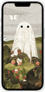 Силіконовий протиударний с посиленими кутами чехол Полуничні поля та привиди для Apple iPhone SE 4 - 6426sp-3652 изображение 