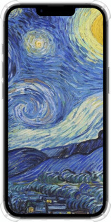 Силикон с усиленными углами чехол «Звездная ночь» Винсента Ван Гога для Apple iPhone SE 4 - 6433sp-3652 изображение 