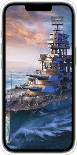 Силіконовий протиударний с посиленими кутами чехол Військовий корабель, world of tanks, wargaming для Apple iPhone SE 4 - 6461sp-3652 изображение 