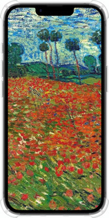 Силіконовий протиударний с посиленими кутами чехол Вінсент Ван Гог-Макове поле для Apple iPhone SE 4 - 6466sp-3652 изображение 