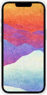 Силикон с усиленными углами чехол Горный закат для Apple iPhone 16e - 6479sp-3971 изображение 