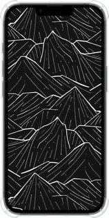 Силикон с усиленными углами чехол С изображением Темных гор для Apple iPhone SE 4 - 6489sp-3652 изображение 