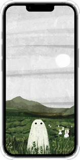 Силикон с усиленными углами чехол Привидение для Apple iPhone 16e - 6492sp-3971 изображение 