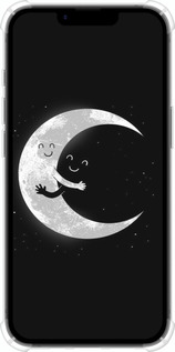 Силіконовий протиударний с посиленими кутами чехол Місячні обійми для Apple iPhone SE 4 - 6508sp-3652 изображение 