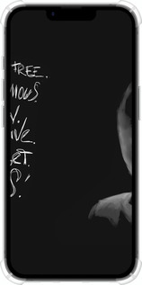 Силикон с усиленными углами чехол Анонимус для Apple iPhone 16e - 832sp-3971 изображение 