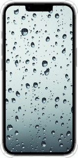 Силикон с усиленными углами чехол Стекло в каплях для Apple iPhone SE 4 - 848sp-3652 изображение 