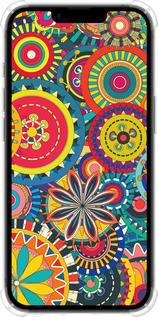 Силикон с усиленными углами чехол Узор 5 для Apple iPhone 16e - 902sp-3971 изображение 