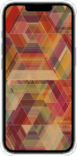 Силикон с усиленными углами чехол Геометрический узор для Apple iPhone SE 4 - 904sp-3652 изображение 