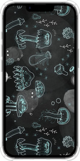 Силикон с усиленными углами чехол Медузы для Apple iPhone SE 4 - 906sp-3652 изображение 