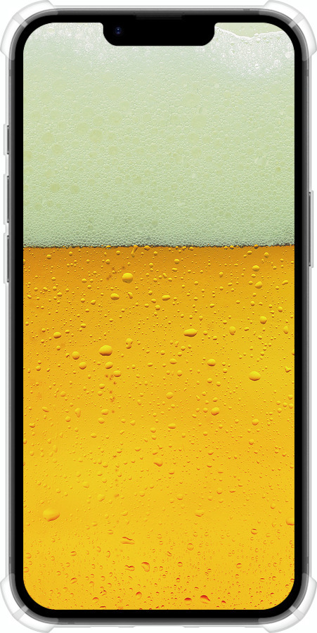 Силіконовий протиударний с посиленими кутами чехол Пиво для Apple iPhone SE 4 - 1145sp-3652 изображение 