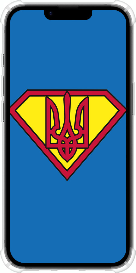 Силіконовий протиударний с посиленими кутами чехол Супер Тризуб для Apple iPhone 16e - 1164sp-3971 изображение 