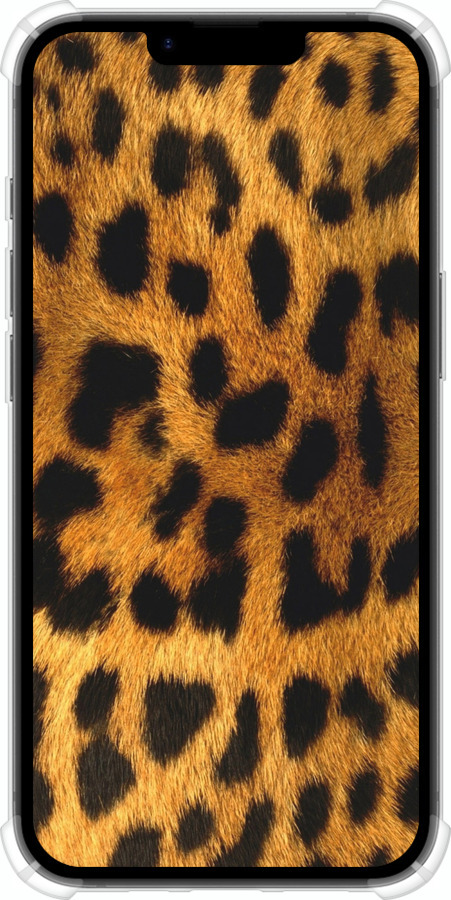 Силикон с усиленными углами чехол Шкура леопарда для Apple iPhone SE 4 - 238sp-3652 изображение 