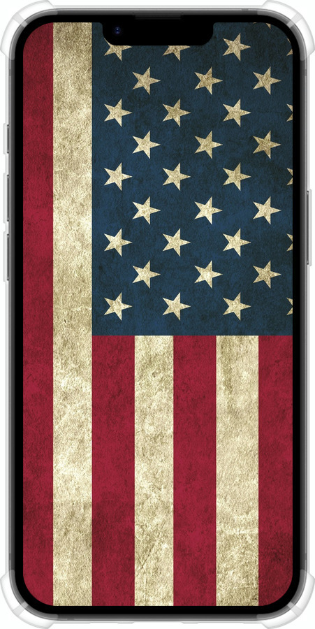 Силикон с усиленными углами чехол Флаг США для Apple iPhone SE 4 - 395sp-3652 изображение 
