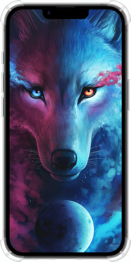 Силикон с усиленными углами чехол Арт-волк для Apple iPhone SE 4 - 3999sp-3652 изображение 