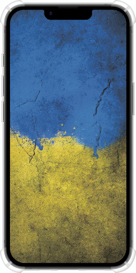 Силіконовий протиударний с посиленими кутами чехол Прапор України 2 для Apple iPhone SE 4 - 401sp-3652 изображение 