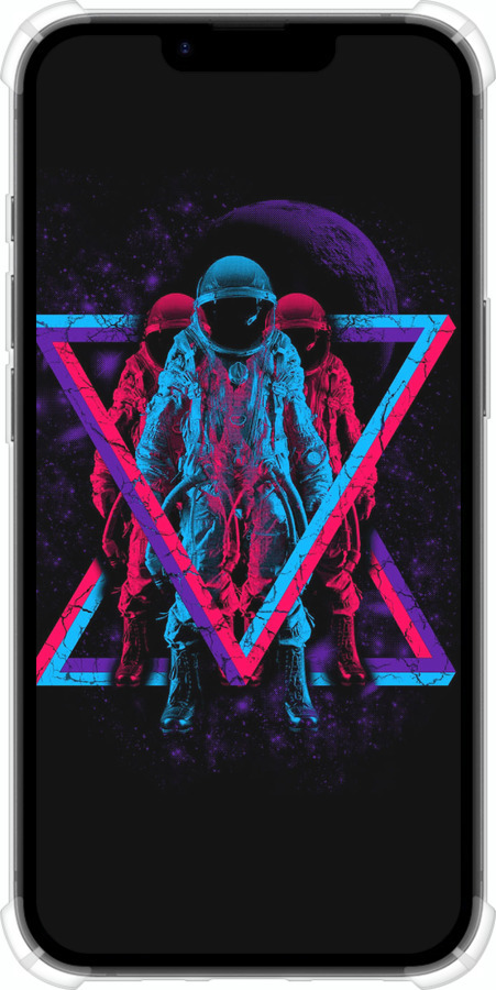 Силіконовий протиударний с посиленими кутами чехол Astronomical для Apple iPhone 16e - 4153sp-3971 изображение 