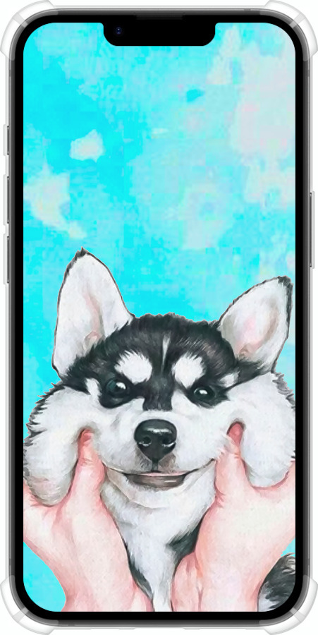 Силіконовий протиударний с посиленими кутами чехол Посміхнися для Apple iPhone SE 4 - 4276sp-3652 изображение 