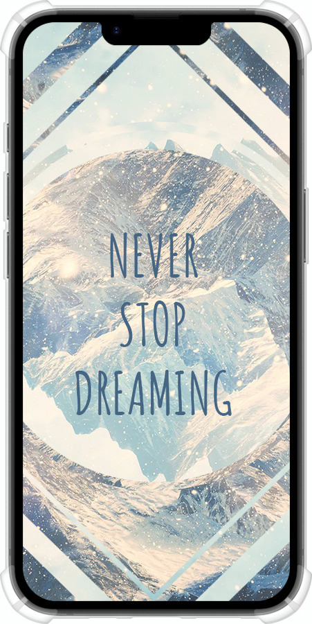 Силіконовий протиударний с посиленими кутами чехол Мріяти для Apple iPhone SE 4 - 4379sp-3652 изображение 