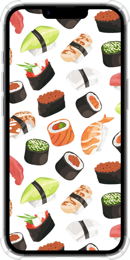 Силикон с усиленными углами чехол Суши для Apple iPhone SE 4 - 4404sp-3652 изображение 