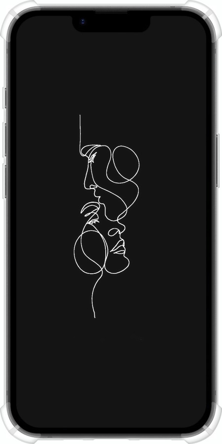 Силикон с усиленными углами чехол Пара для Apple iPhone 16e - 4457sp-3971 изображение 