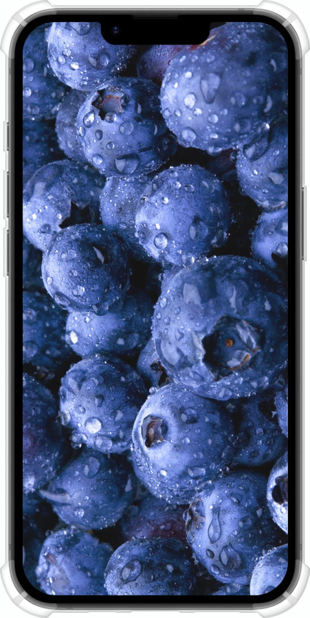 Силикон с усиленными углами чехол Голубика для Apple iPhone SE 4 - 4459sp-3652 изображение 