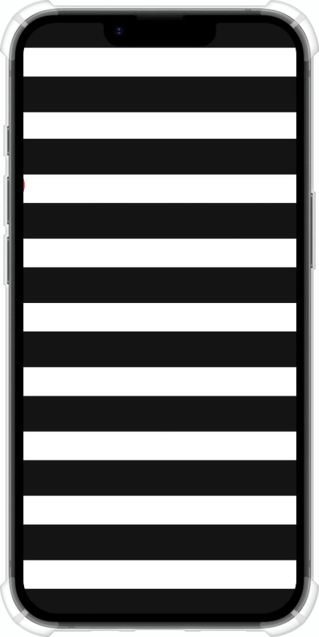 Силикон с усиленными углами чехол Черно-белые полосы для Apple iPhone SE 4 - 4461sp-3652 изображение 