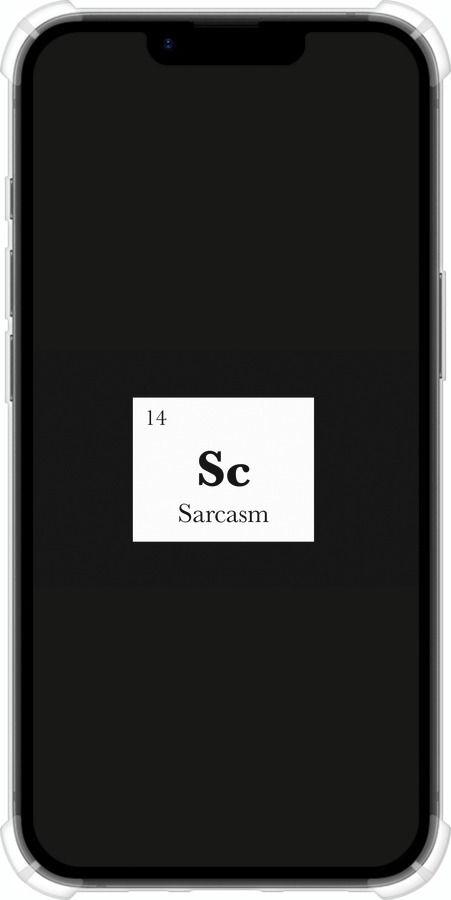 Силикон с усиленными углами чехол Сарказм для Apple iPhone SE 4 - 4501sp-3652 изображение 