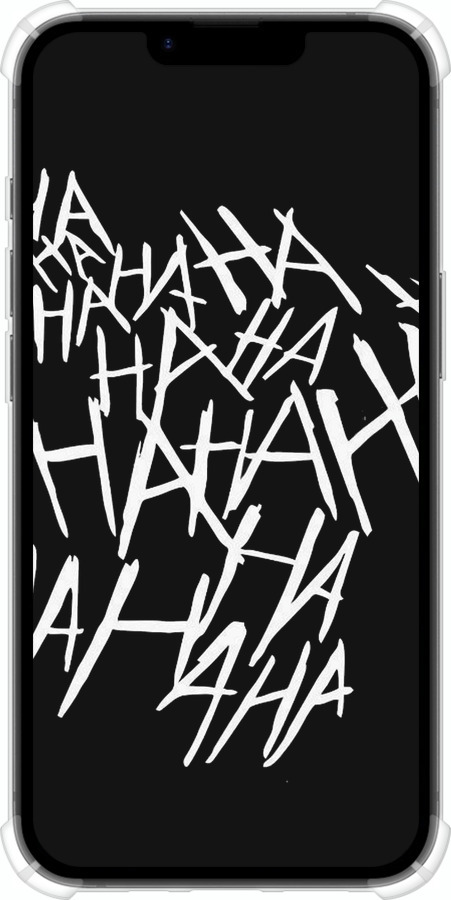 Силикон с усиленными углами чехол joker hahaha для Apple iPhone SE 4 - 4509sp-3652 изображение 