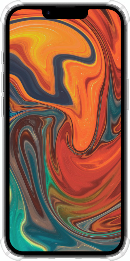 Силіконовий протиударний с посиленими кутами чехол Абстрактний фон для Apple iPhone SE 4 - 4547sp-3652 изображение 