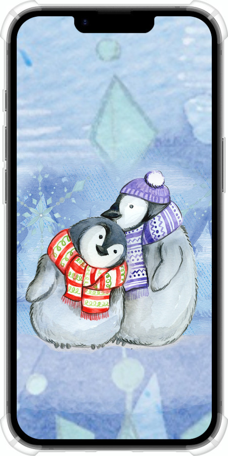 Силіконовий протиударний с посиленими кутами чехол Новорічний 5 для Apple iPhone SE 4 - 4618sp-3652 изображение 