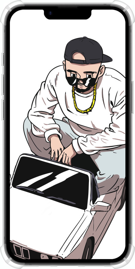 Силіконовий протиударний с посиленими кутами чехол Тачка для Apple iPhone SE 4 - 4663sp-3652 изображение 