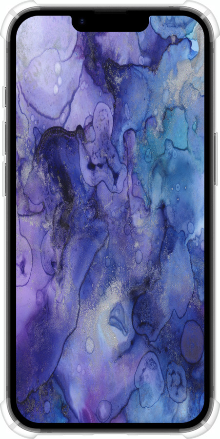 Силіконовий протиударний с посиленими кутами чехол Мармур 7 для Apple iPhone SE 4 - 4802sp-3652 изображение 