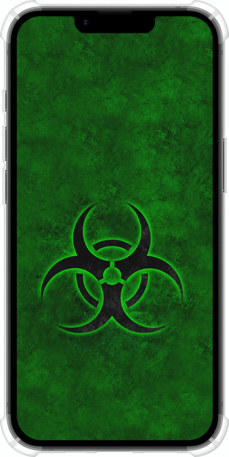 Силикон с усиленными углами чехол biohazard 30 для Apple iPhone 16e - 4848sp-3971 изображение 