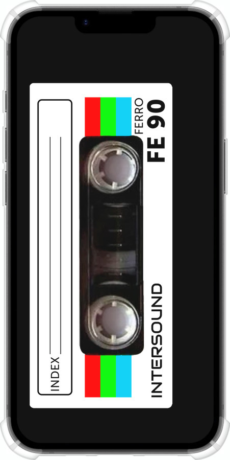 Силикон с усиленными углами чехол Кассета с90 для Apple iPhone SE 4 - 4894sp-3652 изображение 