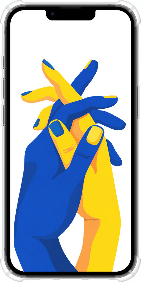 Силикон с усиленными углами чехол Stand With Ukraine для Apple iPhone SE 4 - 5255sp-3652 изображение 