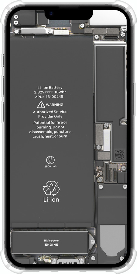 Силіконовий протиударний с посиленими кутами чехол Деталі смартфона для Apple iPhone SE 4 - 5487sp-3652 изображение 