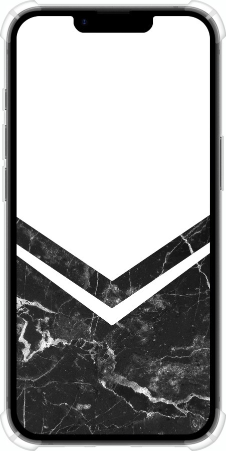 Силіконовий протиударний с посиленими кутами чехол Мармуровий шеврон для Apple iPhone SE 4 - 5570sp-3652 изображение 