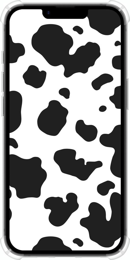 Силикон с усиленными углами чехол Шкура коровы для Apple iPhone SE 4 - 5576sp-3652 изображение 